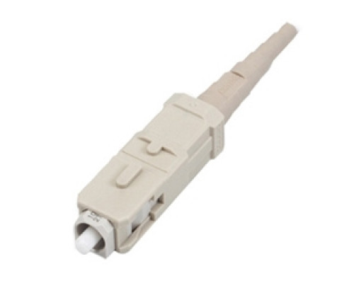 CORNING 95-000-40        Unicam Standard-performance Connector, SC, 62.5 µm Multimode OM1 , Ceramic Ferrule, Logo, Single Pack, Beige Housing, Beige Boot