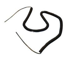 ALPHA WIRE  6654 WH001               Manhattan-Electrical-Cables, Cords-Cordsets, 3 Conductor, 16 AWG, Unshielded, 300 V, NEOPRENE Jacket, Rubber Insulation, 0.35 Jacket Diameter, Retractile, 240