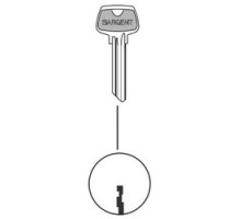 SARGENT  6275LE               Cylinder Lock Key Blank, 6-Pin, LE Keyway