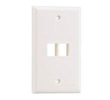 PANDUIT  NK2FNWH               NetKey Faceplate 2 Port White