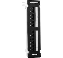 NORTHERN  NPP5E12PM               CAT 5E 12 Port Patch Panel 89D, Preloaded