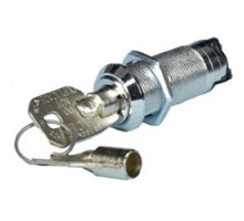 ALARM CONTROLS  KA-105               On/off Key Switch, Keyed Different, Key Removable In On Position Only, Ace Lock, Round Key