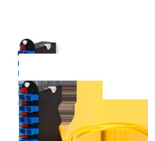 CORNING CCH-RM12-5T-P03KH        Closet Connector Housing CCH Module, pigtailed, ST compatible ConnectorsSimplex, 12 F, 62.5 um multimode OM1