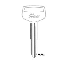 KABA ILCO CORP  TR40 NP A06  AF00007382              Vehicle Key Blank, Brass, Nickel Plated, 6 Price Group, For Toyota, Daihatsu