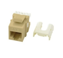 ON-Q/LEGRAND  WP3476IV               Keystone Insert, Quick-Connect, Cat 6, RJ45, 8P8C, 4-Pair, 24 to 22 AWG Wire, T568A/B Wiring, 0.665