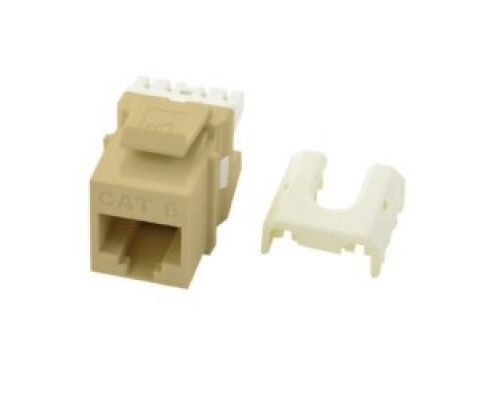 ON-Q/LEGRAND  WP3476IV               Keystone Insert, Quick-Connect, Cat 6, RJ45, 8P8C, 4-Pair, 24 to 22 AWG Wire, T568A/B Wiring, 0.665