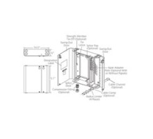 COMMSCOPE  FL1-P  FL1-P              FL1-P: Assembly, 72 Position, EMPTY, 2-DOOR, FL1