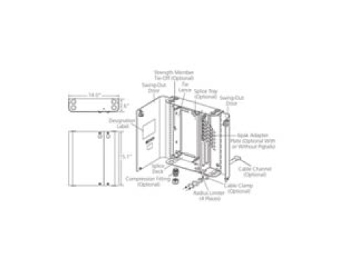 COMMSCOPE  FL1-P  FL1-P              FL1-P: Assembly, 72 Position, EMPTY, 2-DOOR, FL1