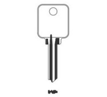 KABA ILCO CORP  1655 NS A42  IAR00000273              Cylinder Lock Key Blank, Natural Nickel Silver, 9 Price Group, For Medeco