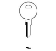 KABA ILCO CORP  1608 NP A04  AL00000272              Cylinder Lock Key Blank, Brass, Nickel Plated, 4 Price Group, For Trimark
