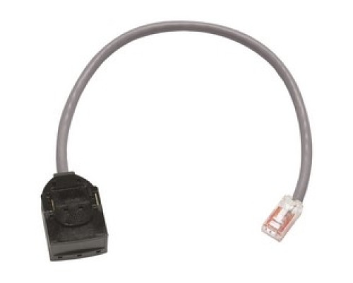 COMMSCOPE SYSTIMAX SOLUTIONS  CPC5312-03F018  CPC5312-03F018              GigaSPEED XL VisiPatch to GigaSPEED XL GS8E 4 Pair Hybrid Patch Cord, Dark Gray Jacket, 18 FT