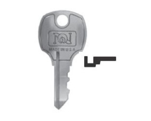 NATIONAL CABINET LOCK  D8799               Lock Master Key, Disc Tumbler, E-Type, Number E41A, Brass