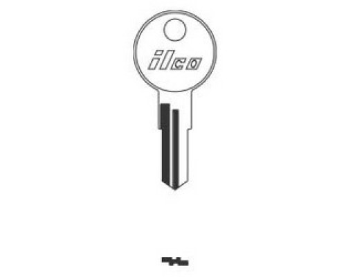 KABA ILCO CORP  1639 NP A03  IAL00000612              Cylinder Lock Key Blank, Brass, Nickel Plated, 3 Price Group, For Larson Door