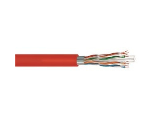 COMMSCOPE UNIPRISE SOLUTIONS UN874029604/10 CS34P RED C6 4/23 F/UTP RL 1KFT       CS34P Category 6 F/UTP Cable, plenum, red jacket, 4 pair count, 1000 ft 305 m length, reel