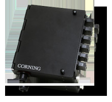 CORNING SPH-12OTS-12E7H        Integrated Single-Panel Housing12 F, bottom-mounted OptiTip adapters, front-mounted SC duplex adapters, 50 um multimode OM3