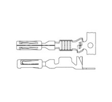 TE-ENERGY 770520-3        180 F-Crimp, Socket, Mating Pin Dia.: 1.3 mm, Gold AU , 16 - 20 AWG, .5 - 1.5 mm2
