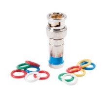 TEMPO COMMUNICATIONS  PA9730               Connectors, RG59 BNC Compression, 10-pack