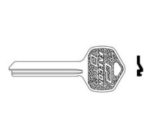 FALCON LOCK  KB628 G  S00028581161              Door Lock Key Blank, Standard, 7-Pin, G Keyway, For Interchangeable Core Cylinder