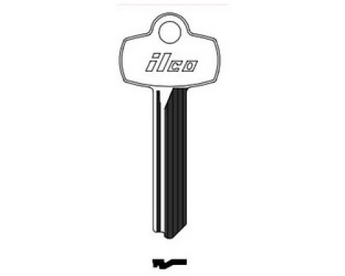 KABA ILCO CORP  A1114G NP A04               Cylinder Lock Key Blank, Brass, Nickel Plated, 4 Price Group, For Best