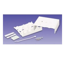 SIEMON COMPANY  MX-SM4-02               Surface Mount Box, 4 Openings, MX, White