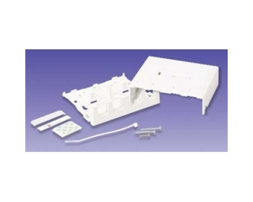 SIEMON COMPANY  MX-SM4-02               Surface Mount Box, 4 Openings, MX, White