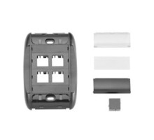 BELDEN  AX101784               MediaFlex Faceplates Kit 4-port, flush, white