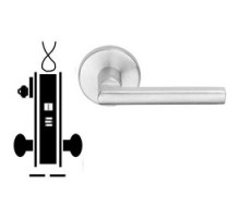 SCHLAGE ALLEGION BRAND  L9092TEU LATA 626 RH        Door Mortise Lock, Keyed, Electrically Unlocking, E Keyway, Right Hand, 2-13/16