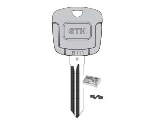 KABA ILCO CORP  EK3P-B111 NP A62 KIT  AX00004820              Vehicle Key Kit, R, Electronic Key, Cloning Tool, Brass, Nickel Plated, 62 Price Group, For General Motors, Saturn, Suzuki Automobile