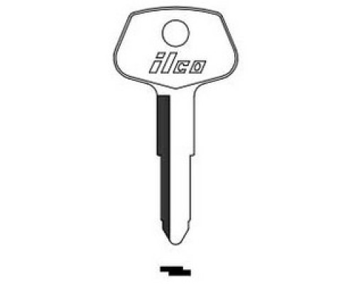 KABA ILCO CORP  T61C NP A03  AF44840002              Vehicle Key Blank, Brass, Nickel Plated, 3 Price Group, For Toyota