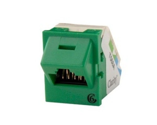 ORTRONICS  TJ645-45               Clarity 6 Angled TracJack, T568A/B, 45 degree, Green