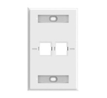 COMMSCOPE ENTERPRISE SOLUTIONS  760249145  FP-LBL-2P-266              FACEPLATE KIT, SINGLE GANG,  LABELLED, 2-PORT, PRO WHITE  FP-LBL-2P-266