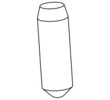 SCHLAGE ALLEGION BRAND  C603-967        Door Lock Cylinder Control Bottom Pin, For D Series Door Lock