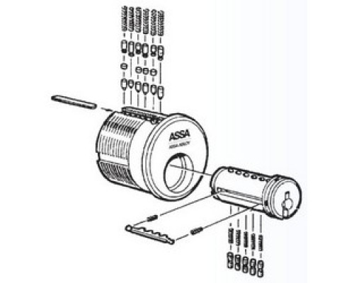 ASSA INC  267008 124/125               Key Lock Sidebar, 124/125 Side Code, 25 each per Box