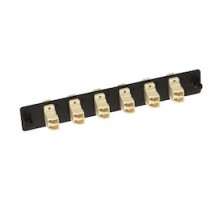 BELDEN  AX101729               FiberExpress Adapter Strip, loaded 6 LC Duplex Multimode Adapters Black