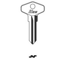 KABA ILCO CORP  BL6 NP A04               Vehicle Key Blank, Brass, Nickel Plated, 4 Price Group, For British Leyland, Jaguar