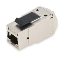 BELDEN  RV6MJKSME-S1               REVConnect Category 6+ Modular Jack, T568 A/B, STP, Metal, Single Pack