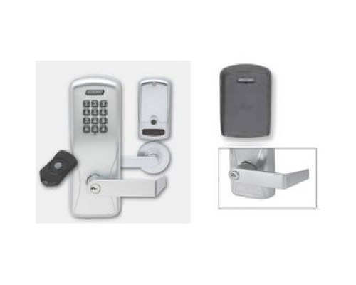 SCHLAGE ALLEGION BRAND  AD300-993R70MT-RHO-626-J-RHR COVER ONLY 134        Electronic Door Lock, Rim/CVC/CVR Exit Trim Chassis, Multi-Technology, Right Hand Reverse, Rhodes Lever, Satin Chrome, With Cover, Without FSIC Cylinder, Fo