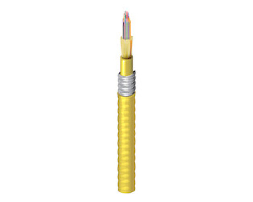 BELDEN  FISD024A9               24-F FX INDOOR TB CABLE, OS2 OFCP INTERLOCK ARMOR, YELLOW JACKET