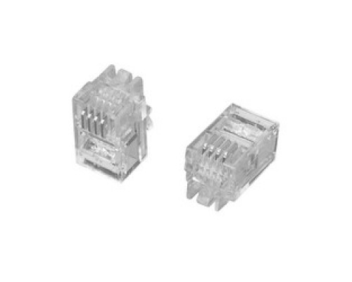 COMMSCOPE SYSTIMAX SOLUTIONS  6-641334-3  MP-44U-F-1              Modular Plug, 4P/4C, Unshielded, Headset, Flat Oval, 2.29 X 4.83 Mm Cable Jack OD, Category 3, 100/bag