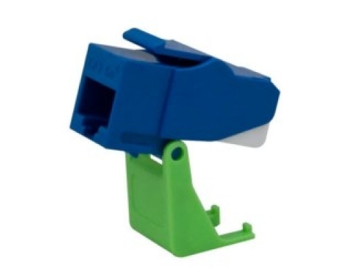 ON-Q/LEGRAND  WP3550BE               Keystone Insert, Snap and Go, Cat 5E, 4-Pair, 26 to 22 AWG Unshielded Twisted Pair Cable, T568A/B Wiring, ABS Plastic, Blue