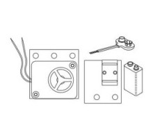 DETEX CORPORATION  ECL-2111K               Battery Conversion Kit, 6 Volt to 9 Volt, With Siren, For ECL-230D and 600 Series Exit Control Lock