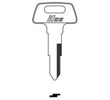 KABA ILCO CORP  HD74 NP A06  AF01006002              Vehicle Key Blank, Brass, Nickel Plated, 6 Price Group, For Honda Motorcycle, Kymco