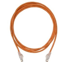 ORTRONICS  MC605-03               Clarity 6 Modular Patch Cord, Orange, 5’, Category 6, Four-pair UTP Stranded 24 AWG PVC/CM