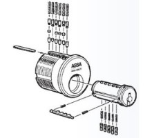 ASSA INC  807164               Side Bar Twin Spring, For V-10/T Pro, 100 each per Pack