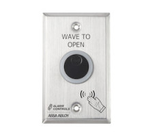 ALARM CONTROLS  NTB-1-BK               The Alarm Controls NTB Series is a battery powered No Touch Request to Exit Station that uses infrared sensors to reliably allow safe egress or to activate a device, with a simple hand presentation.