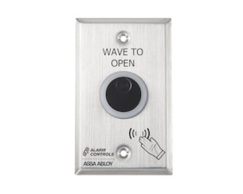 ALARM CONTROLS  NTB-1-BK               The Alarm Controls NTB Series is a battery powered No Touch Request to Exit Station that uses infrared sensors to reliably allow safe egress or to activate a device, with a simple hand presentation.