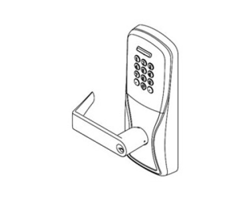 SCHLAGE ALLEGION BRAND  AD400-993R70KP-RHO-626-P-C-RHR 4B 134        AD400-993R70KP-RHO-626-P-C-RHRRIM,KEYPAD,4AA,US26D   6P,RHODES LEVER