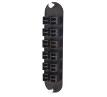 CORNING CCH-CP24-D3        Closet Connector Housing CCH Panel, LC adapters, Duplex, 24 fiber, 50 µm multimode OM2