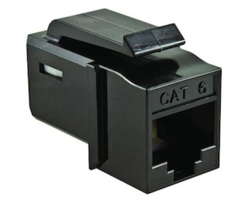 HELLERMANNTYTON  GSTJC6U-BK               GST Category 6 UTP Modular Keystone Jack, Plenum Rated, Black, 1/bag