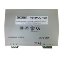 COMNET COMMUNICATION NETWORKS  PS48VDC-10A               90-264 VAC 47-63hz Power Supply 48 Volt/480w for the CNGE2FE24MSPOE